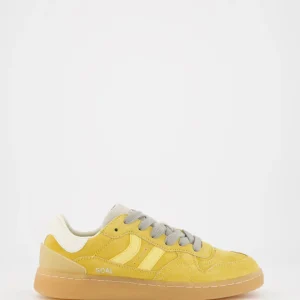 Coolway Goal - Zapatillas de piel amarillas